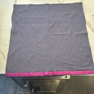 Elegant Gray Skirt with Pink Trim